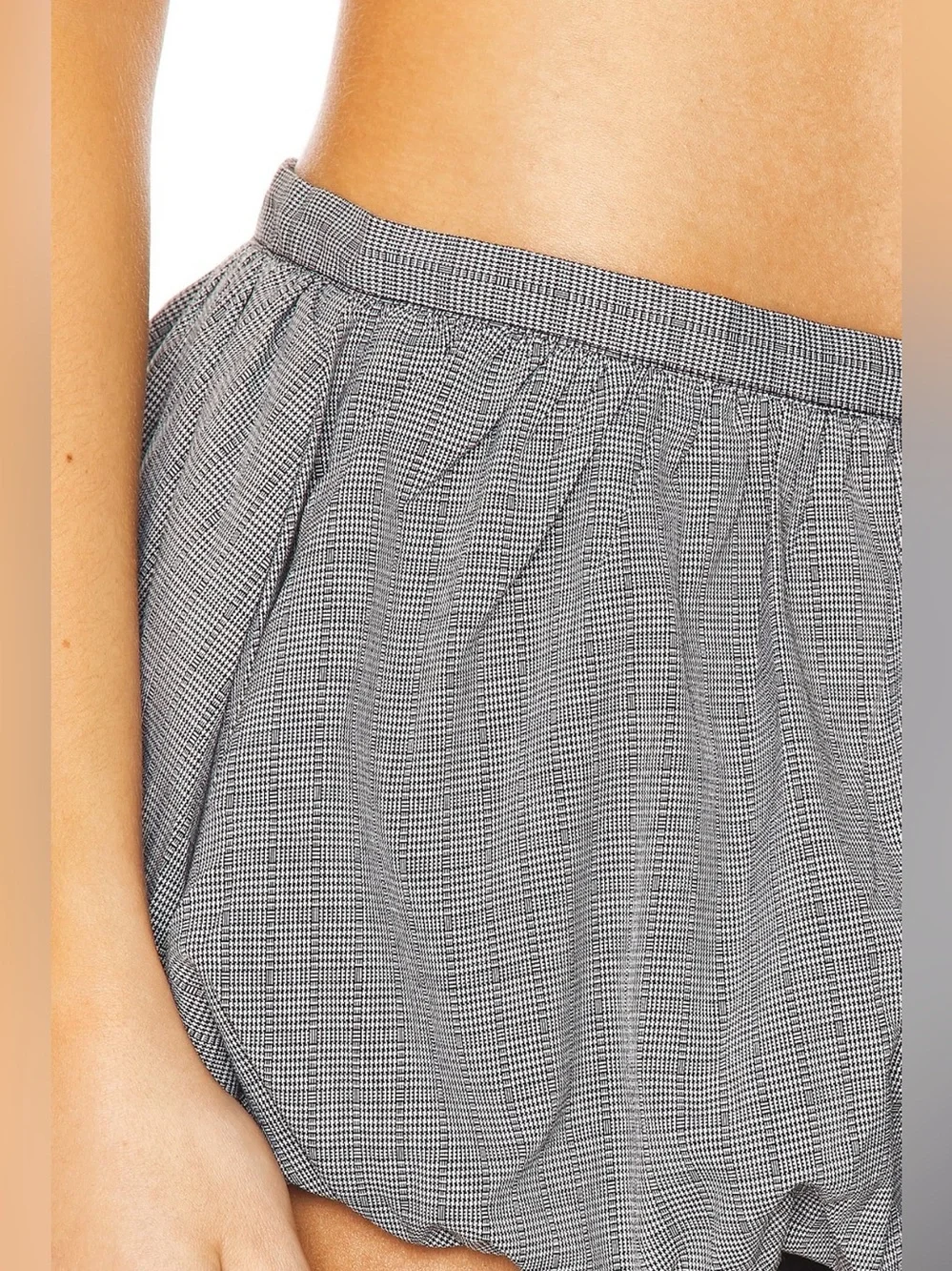 Lioness Un Tutu Mini Bubble Skort – Onyx Gingham | NWT | XS - Picture 4 of 9